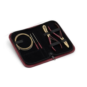 Kit de Herramientas de Alta Calidad para Extensiones de Cabello, Anillos de Acero Inoxidable, Alicates para Cabello Natural, Instalación Profesional de Extensiones - Product Image 1