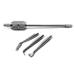 Removedor de Coronas Dentales Ergonómico, Instrumento Manual para Remover Puentes, Herramienta de Restauración, 3 Puntas, Certificado CE, Garantía de 3 Años - Product Image 6