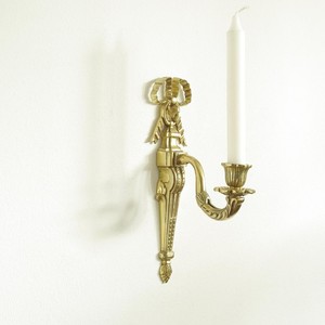 Handmade Brass Wall <b>Sconce</b> Decorative Wall <b>Candle</b> Holder Metal Wall Mounted Accent for Luxury Home Hotel Interior Décor - Product Image 1