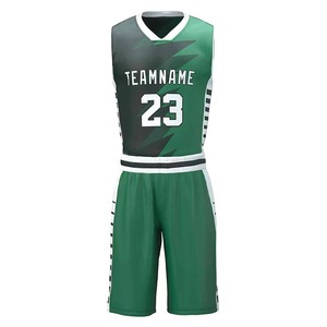 Ensemble d'uniformes de basketball orange personnalisés unisexe avec impression par transfert thermique, nom du joueur, bordure zigzag, maillot et short d'été 100 % polyester - Product Image 3