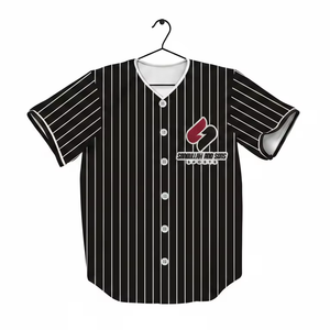 Premium Custom <b>Baseball</b> Jersey Men Women Breathable Lightweight Polyester Button Down Team Sports Uniform Wholesale OEM Service - Product Image 1
