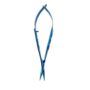 Alta calidad Premium curvado Manual titanio oftálmico instrumentos quirúrgicos base Micro puntada tijeras NAZIR HABIB ISO 13485 CE - Product Image 5