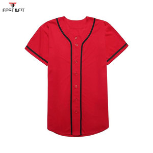 เสื้อเบสบอลแบบแห้งเร็วระบายอากาศได้ดีชุดทีมกีฬา - Product Image 3