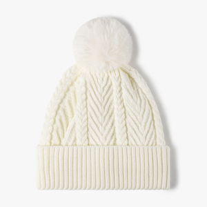 Best Selling 2025 New Fashion <b>Beanies</b> Customized Logo Waterproof Acrylic/<b>Wool</b> Knitted Ribbed Stylish Design Unisex Bulk Daily - Product Image 4