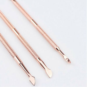 Precio al por mayor KAAMIR INSTRUMENTS Herramienta de cuidado de uñas de acero inoxidable con logotipo personalizado OEM, empujador de cutículas cuadrado duradero de doble uso - Product Image 5