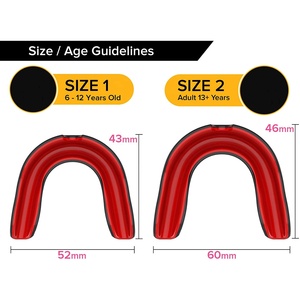 Protège-dents professionnel en silicone pour adultes et jeunes enfants Protège-dents de boxe MMA - Product Image 4