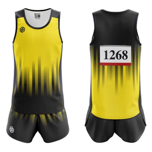 Camiseta sin Mangas para Maratón, Pantalones Cortos de Secado Rápido, Terciopelo de Invierno Transpirable, 100% Algodón, Tallas Grandes, Uniformes de Atletismo para Hombre y Mujer, Personalizables - Product Image 3