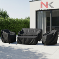 Housse de protection pour meubles de patio extérieur sur mesure, imperméable, anti-UV, résistante aux déchirures, pour canapé, table et chaises de jardin