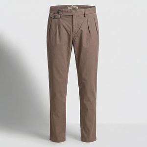 Pantalones Casuales de Verano para Hombre, de Algodón, Cintura Alta, Estilo Chino Formal, Venta al Por Mayor - Product Image 1