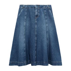 กระโปรงผ้ายีนส์ระบายอากาศได้ดีปรับได้สำหรับผู้หญิงกระโปรงผ้าเดนิมผ้าฝ้ายลายออกแบบได้ตามต้องการโลโก้ตามต้องการ - Product Image 2