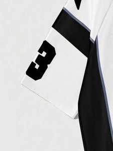 Camiseta Deportiva de Fútbol Americano de Malla Estilo Urbano para Hombre, Talla Grande, Transpirable, de Poliéster, Informal, Fabricación Personalizada - Product Image 4