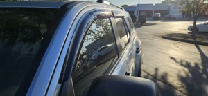 แผ่นบังแดดประตูรถยนต์ HIC วัสดุ PMMA  ใช้ได้กับ TOYOTA 4Runner 2025+ ได้พอดี 100% - Product Image 1