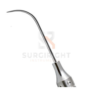 เครื่องมือตรวจจับฟันผุและหินปูน Explorer 3CH Cowhorn Dental Explorer SI-OIS-0001 ขนาด 10 มม. ระดับ Class I ได้รับการรับรองมาตรฐาน CE สีชมพูอ่อน - Product Image 3