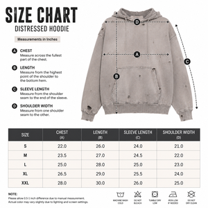 Sweat à capuche personnalisé vintage délavé à l'acide pour homme, coupe oversize, en molleton de coton épais, effet vieilli, style streetwear, déchiré - Product Image 5