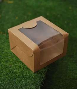 Emballage de gâteaux avec fenêtre de qualité supérieure, multi-tailles, couleur personnalisée, provenant d'un exportateur indien, au prix de gros. - Product Image 4