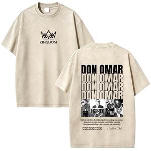 เสื้อยืดสีน้ำเงินเข้มพิมพ์ลายหน้ากากสำหรับผู้ชาย Gangster's Evolution ทรงปกติ คอกลม แขนสั้น สไตล์สตรีท ผ้าคอตตอนเจอร์ซีย์ - Product Image 6