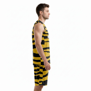 Conjuntos de Uniformes de Baloncesto Reversibles Unisex, Diseño Personalizado, Transpirables, Sublimados, Uniformes de Baloncesto para Adultos - Product Image 3