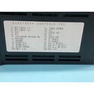 EUROTHERM 808/L1/0/R1/C2/0/QS/(AJHF206)/CE - Équipements et pièces semi-conductrices d'occasion fiables à l'échelle mondiale - Product Image 5
