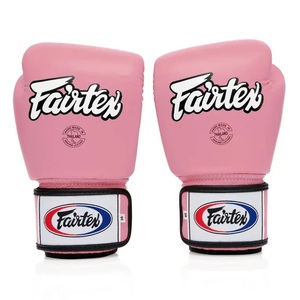 ถุงมือชกมวยหนังแท้สไตล์ Fairtex แบบสั่งทำพิเศษ – ถุงมือฝึกซ้อมและต่อยมวยพร้อมโลโก้ OEM - สีชมพู - Product Image 2