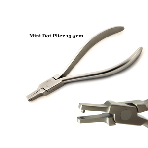 Pince orthodontique dentaire à chaud, pour thermoformage de gouttières et aligneurs transparents, en acier inoxydable de haute précision - Product Image 1