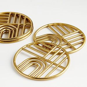 Posavasos Metálicos de Diseño Artístico para Proyectos Hoteleros de Lujo, Espacios de Gastronomía Fina y Accesorios Decorativos para Mesa - Product Image 3