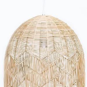 Top Trending Bamboo Rattan <b>Ceiling</b> Lamp Natural <b>Wicker</b> Hanging <b>Light</b> for Modern Interior Decoration - Product Image 2