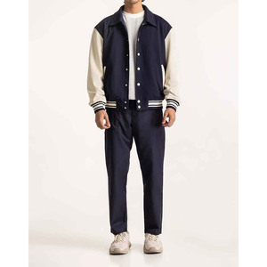 Nouvelle veste varsity d'hiver 100% laine, doublure polaire respirante, coupe-vent, séchage rapide, service OEM - Product Image 3