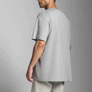 Camiseta Holgada de Alta Calidad 100% Algodón para Hombre, con Logotipo Personalizado Impreso Digitalmente, Ligera, Transpirable, Estilo Hip Hop - Product Image 6