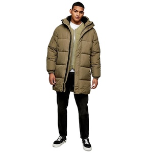 Personalizado último diseño cremallera calor personalizado con capucha abajo Puffer hombres de talla grande mujeres Puffer chaqueta de invierno burbuja abrigo reactivo Puffers chaquetas invierno - Product Image 1