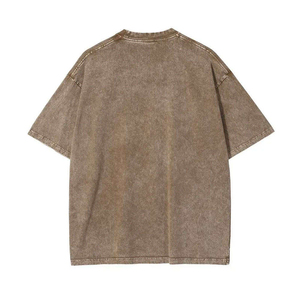 เสื้อยืดคอกลมแขนสั้นสีแดงเบอร์กันดี ทรงปกติ ผ้าฝ้ายเจอร์ซีย์ 100% แบบยูนิเซ็กซ์ สวมใส่สบาย เป็นมิตรกับสิ่งแวดล้อม แห้งเร็ว เนื้อผ้าหนา - Product Image 3