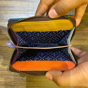 New Designer Recycled Leather Coin Change Purses Credit Card Holder Style Cases Western Stylish Multi Small Coin Purse for Women - Product Image 6