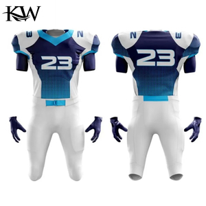 Conjunto de Uniforme de Fútbol Americano Personalizado, Jersey y Pantalones, Tela Transpirable de Alta Calidad, Secado Rápido, 100% Poliéster, Ajuste Elástico y Duradero - Product Image 5