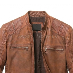 Top Selling Men Stylish Leather Jacket Different Colors Available in Best Selling Price Leather Men Jacket for men OEM Serviced - Product Image 3