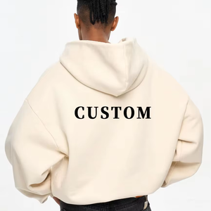 Sudaderas con Capucha Personalizadas de Alta Calidad, 100% Algodón, para Hombre, Corte Regular, 500gsm, Talla Grande, Bordadas, para Invierno - Product Image 3