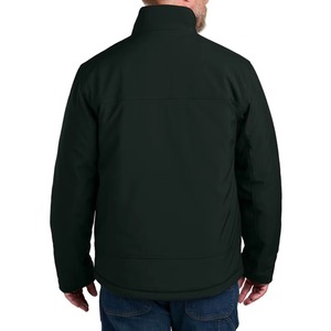 Veste à capuche en polaire imperméable personnalisée pour l'hiver, veste softshell écologique pour le sport et le travail en plein air avec poches sur la poitrine et sur les côtés - Product Image 5