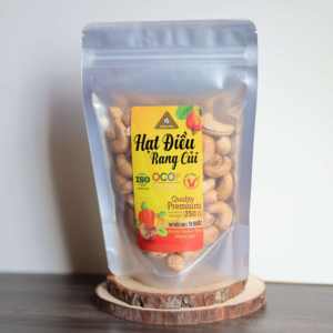 Dong Phu Vietnam - Nueces de Anacardo Orgánicas Premium W180 Tostadas y Peladas, 250 g, con Cierre Transparente, Certificación ISO, Sabor a Mantequilla y Sal, 12 Unidades - Product Image 4