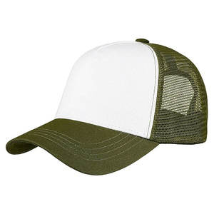 Gorra de malla de espuma promocional, gorra de camionero de color sólido, gorra de papá, estampado por sublimación personalizado, gorra deportiva de 5 paneles, panel de espuma suave - Product Image 1
