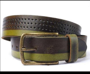 Unisex Western-Style High Quality Cow Hide <b>Leather</b> <b>Belt</b> Custom Logo Alloy Buckle Real <b>Leather</b> Western <b>Belts</b> - Product Image 2