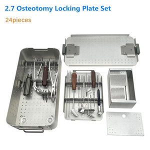 High Quality Premium Osteotomy Locking Plate <b>Instrument</b> Set Stainless Steel Orthopedic Surgical <b>Instruments</b> CE ISO Approved - Product Image 2