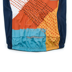 Fournisseur direct d'usine, style unique, uniforme de cyclisme respirant en polyester et élasthanne imprimé par sublimation de haute qualité, service OEM - Product Image 3