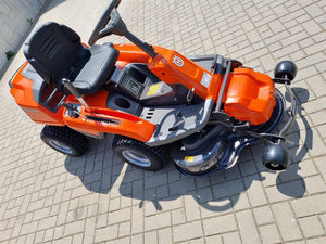 Vente en gros d'usine Husqvarna Rider 214 TC Tracteur de pelouse Moteur puissant Plateforme de travail robuste Coupe-herbe efficace Équipement de jardinage - Product Image 5