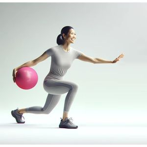 Palla per Esercizi da 9 Pollici con Pompa per Pilates, Yoga e Stabilità del Core - Confezione 1 Include 1 Palla e 1 Pompa, Confezione 2 Include 2 Palloni - Product Image 3