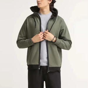 เสื้อฮู้ดดี้ผู้ชายผ้าฟลีซหนาน้ำหนักมาก สีส้มสนิม ทรงหลวม พิมพ์ลายปักโลโก้ตามสั่ง ราคาโรงงาน - Product Image 5