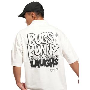 Camiseta de algodón de alta calidad Polo estilo callejero americano con estampado personalizado Cuello liso Nueva colección Patrón sólido - Product Image 4