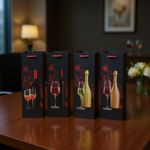 Set de Regalo Empresarial, Elegante Bolsa para Vino y Bolsa de Regalo - BOLSA DE REGALO - Product Image 2