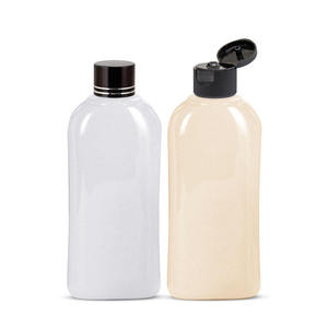 <b>Empty</b> 4oz 10oz 16oz 25oz 33oz PET <b>Plastic</b> Flat <b>Bottle</b> Pump Sprayer Screen Printing Skincare Shampoo Conditioner Custom Packaging - Product Image 4