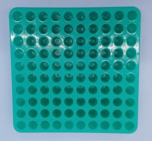Support pour tubes à essai en plastique à 100 alvéoles, plateau de rangement pour fournitures de laboratoire - Product Image 5