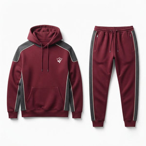 Conjunto Deportivo Informal para Hombre, con Capucha y Estampado, de Primera Calidad, Ideal para el Gimnasio, Entrenamientos, Actividades y Moda Diaria - Product Image 1