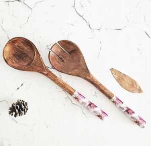 Cuchara de Madera Ecológica para Uso en la Cocina, Utensilios de Madera Hechos a Mano para Cocinar, Remover y Servir, Suministro al por Mayor, Empaque Personalizado - Product Image 2