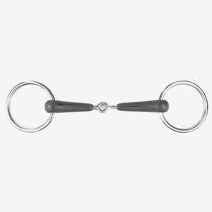บิตม้าแบบ Double Joint Baucher Snaffle ทำจากสแตนเลสสตีล คุณภาพสูง พร้อมห่วงหลวม สำหรับขี่ม้า - Product Image 2